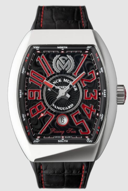 Review Franck Muller VANGUARD RISING SUN Beach Replica Watch V45SCDTRSUN ACRG